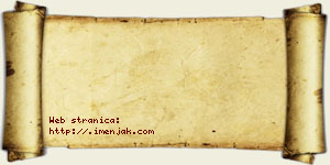 Ana Rakovac vizit kartica